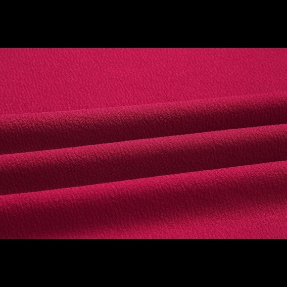 Burgundy long Top/short dress - Picture 7 of 8